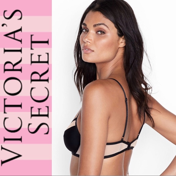 Victoria's Secret Unlined Mesh Demi Bra - Picture 2 of 4